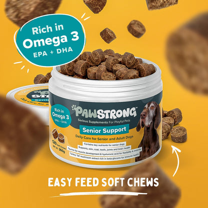 Pawstrong Senior Support Supplement For Dogs 360g