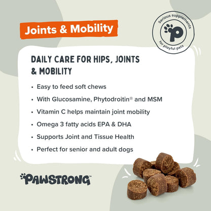 Pawstrong Joints & Mobility Supplement For Dogs 360g