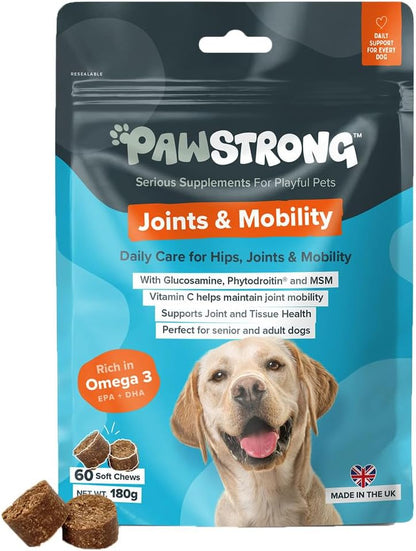 Pawstrong Joint & Mobility Supplement For Dogs 180g