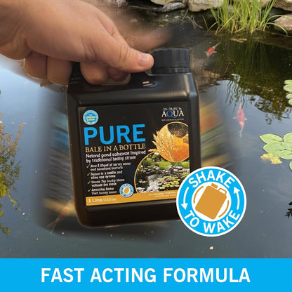 Evolution Aqua Pure Bale In A Bottle Barley Straw For Ponds With Beneficial Bacteria 500ml