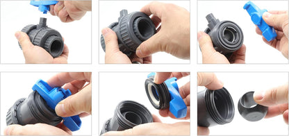 Evolution Aqua Double Union Ball Valve 1 1/2"