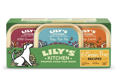 Lilys Kitchen Grain Free Dinners Multipack Wet Dog Food 6x150g