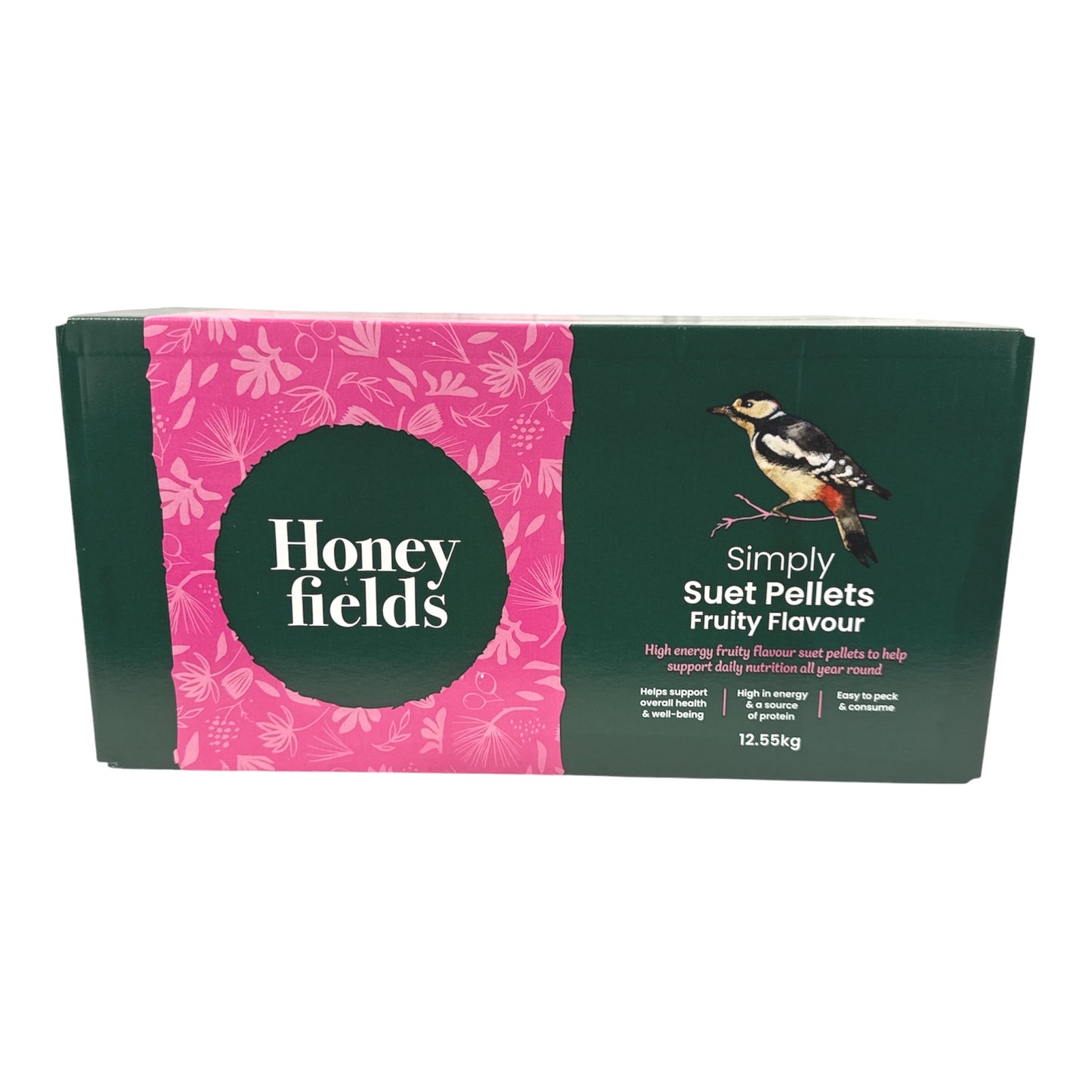 Honeyfields Wild Garden Bird Suet Pellets Bulk Fruity Flavour 12.55kg
