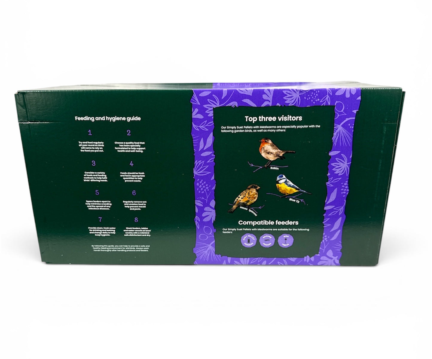 Honeyfields Wild Garden Bird Suet Pellets Bulk Mealworm Flavour 12.55kg