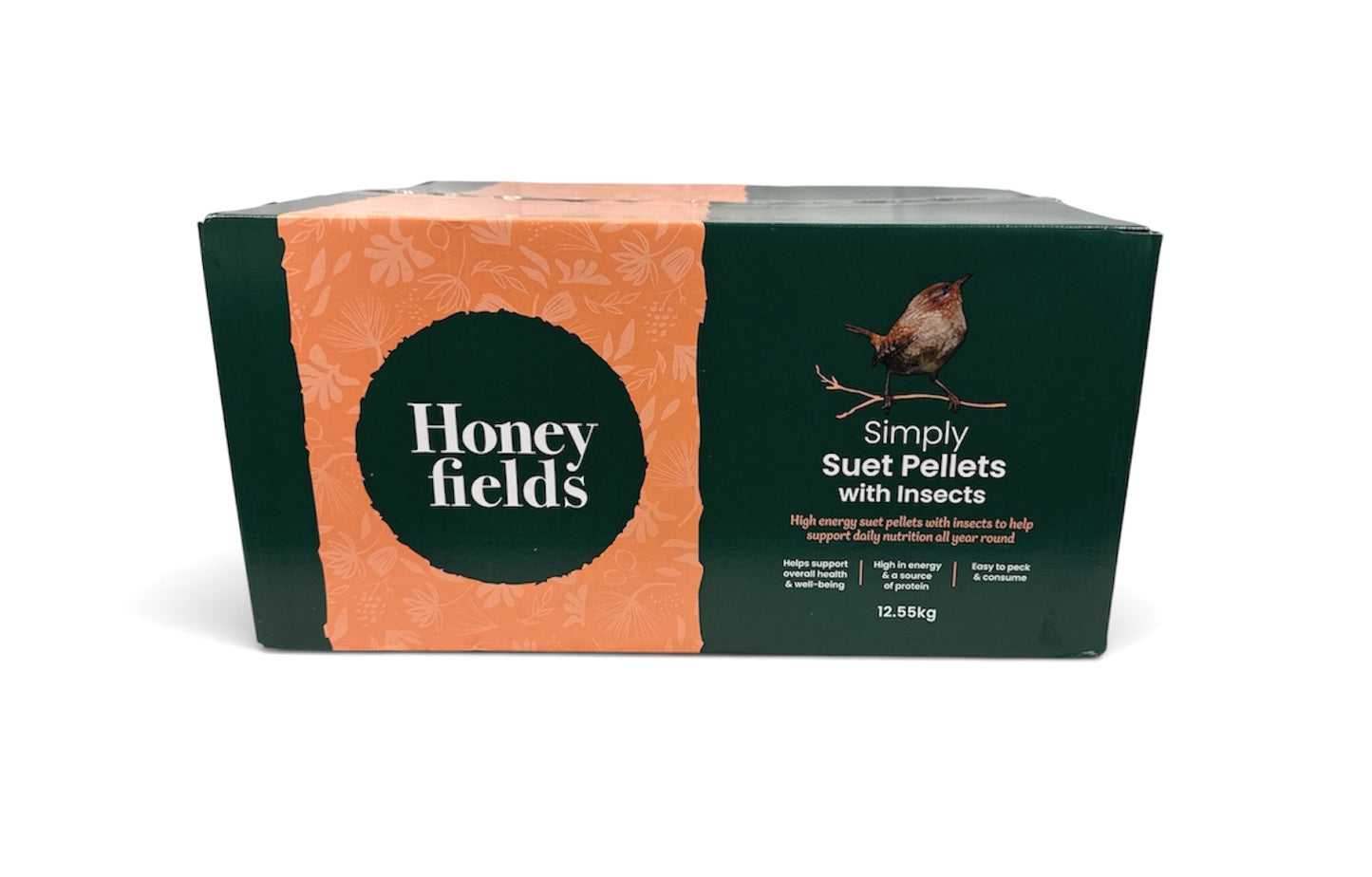 Honeyfields Wild Garden Bird Suet Pellets Bulk Insect Flavour 12.55kg