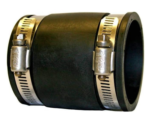 Evolution Aqua Flexible Boot Straight Connector 4"