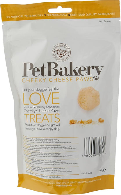 Pet Bakery Cheeky Cheese Paws 190g