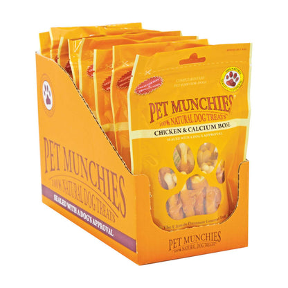 Pet Munchies Chicken Calcium Bones 100g Best Before 09/26