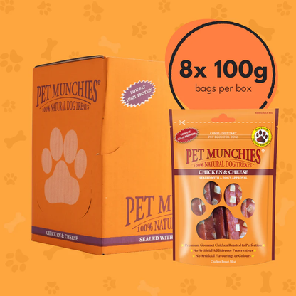 Pet Munchies Chicken & Cheese 100g
