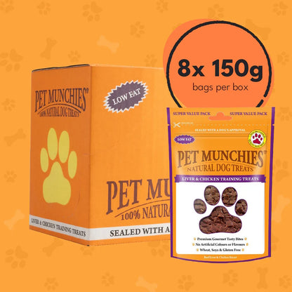 Pet Munchies Liver & Chicken Training Treats 150g
