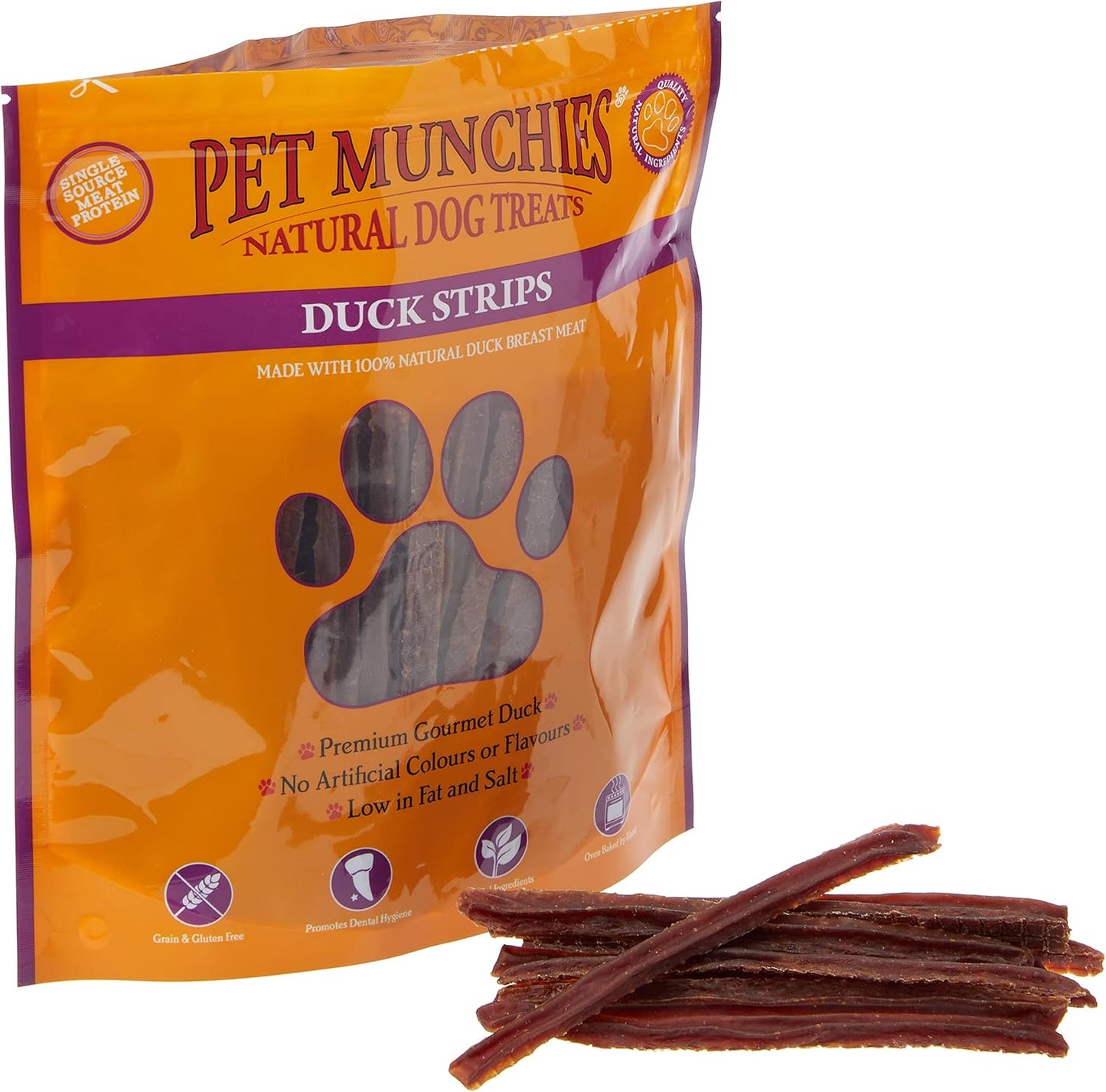Pet Munchies Duck Strips 320g