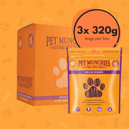 Pet Munchies Duck Strips 320g