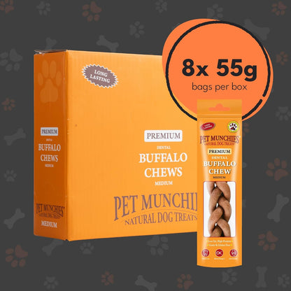 Pet Munchies Buffalo Chew Medium 55g