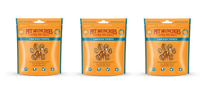 Pet Munchies Chicken Twists Dog Chew Treats 290g