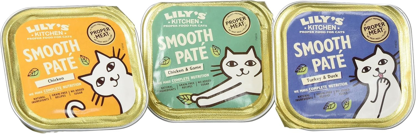 Lilys Kitchen Cat Smooth Pate Selection 8 x 85g