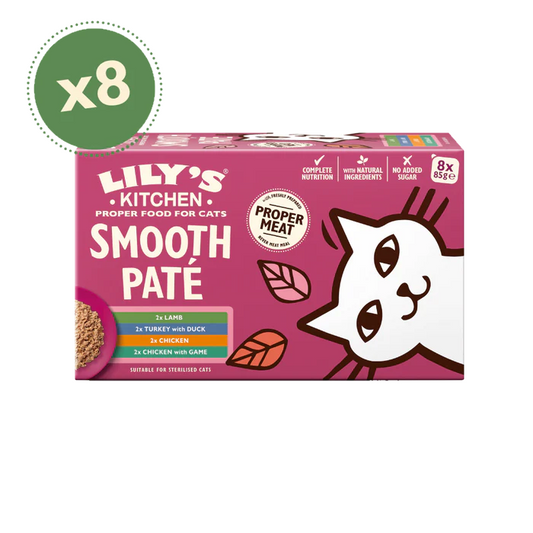 Lilys Kitchen Cat Smooth Pate Selection 8 x 85g