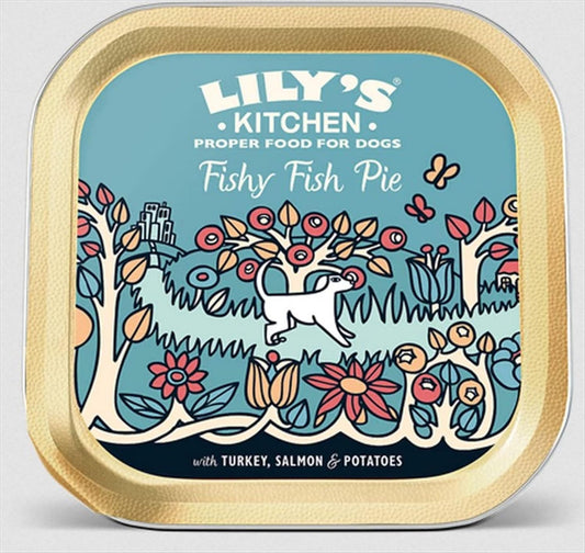 Lilys Kitchen Fishy Pie Wet Dog Food 150g