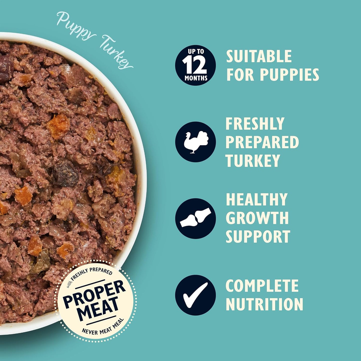 Lilys Kitchen Puppy Recipe With Turkey & Duck Wet Puppy Food 150g