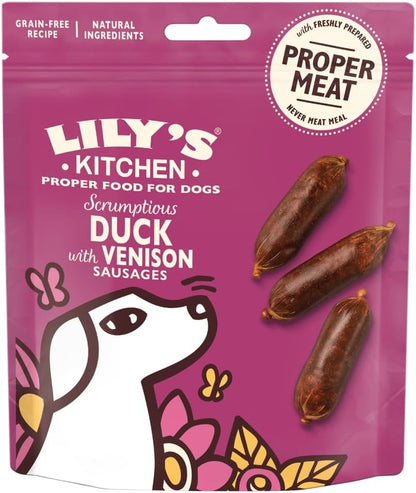 Lilys Kitchen Duck & Venison Sausages 70g