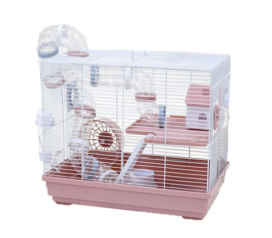 Little Zoo Hugo Hamster Cage Pink
