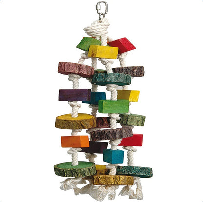 Sky Pets Wood Wonder Chunky Parrot Toy