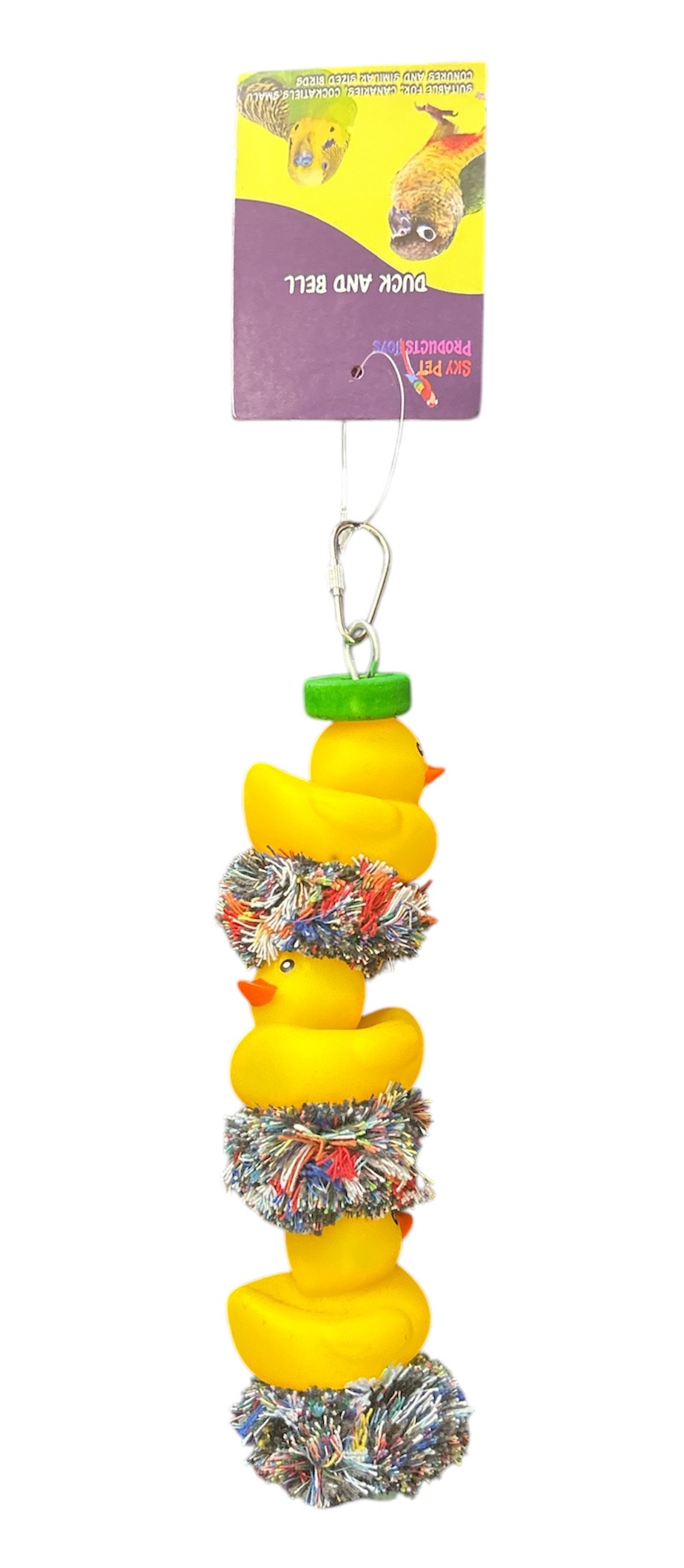Sky Pets Duck & Bell Bird Play Toy