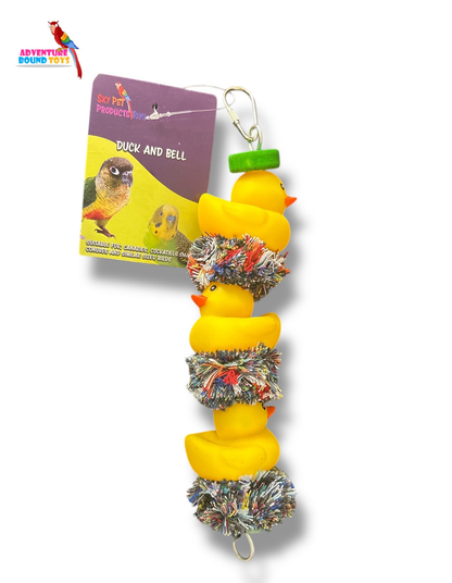 Sky Pets Duck & Bell Bird Play Toy