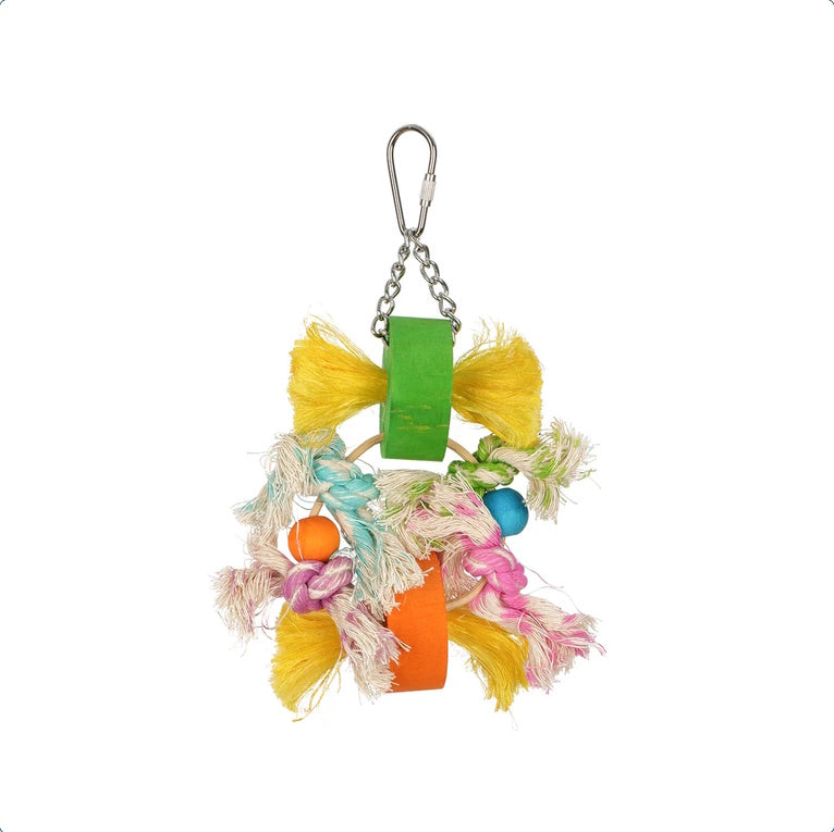 Sky Pets Lots Of Knots Small Bird Preening Toy