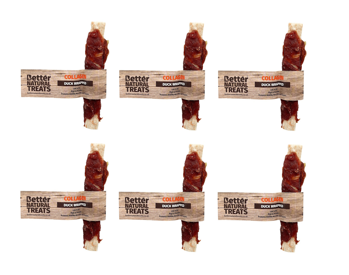 Better Natural Treats Duck Wrapped Collagen Stick Dog Chew 13cm