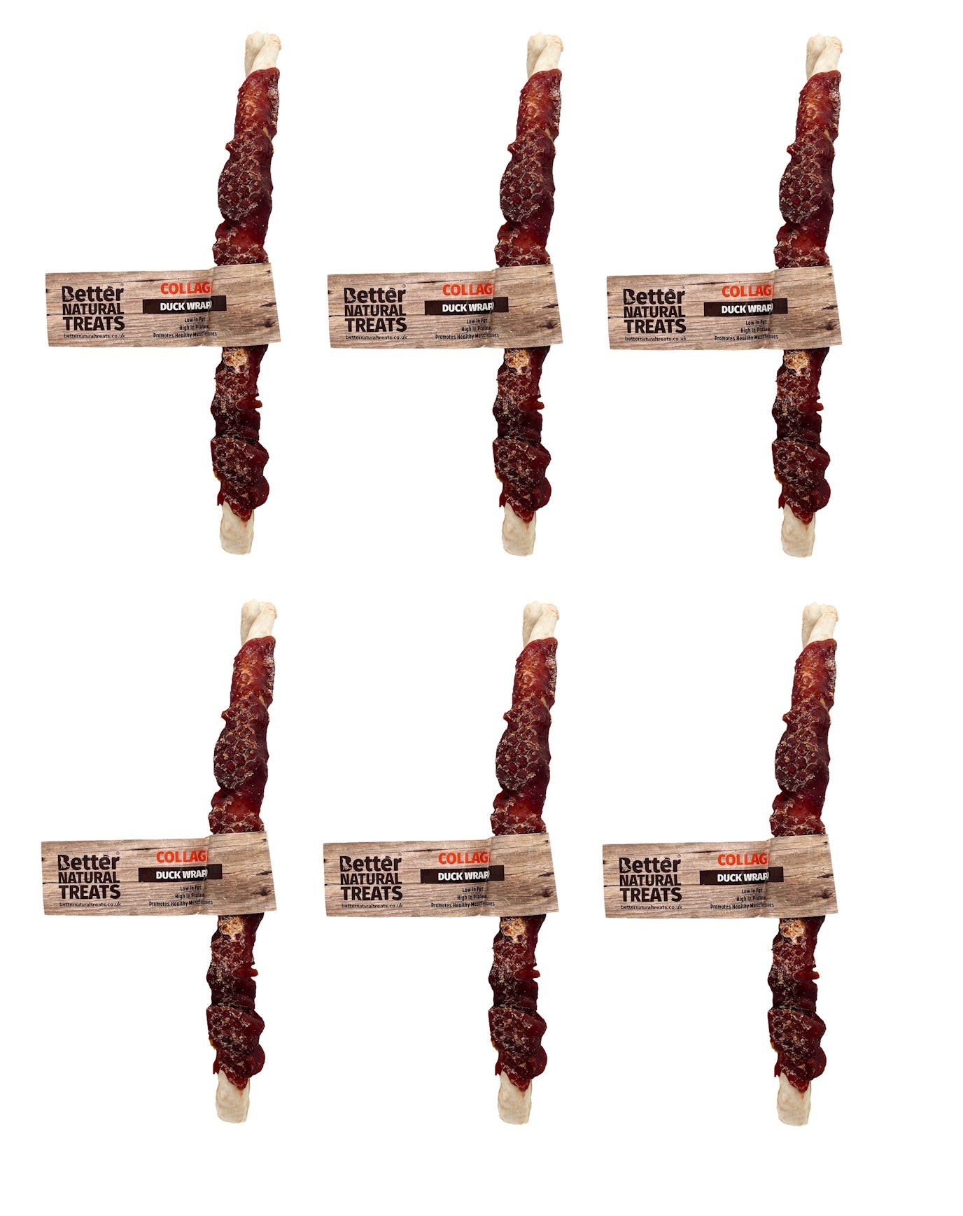 Better Natural Treats Duck Wrapped Collagen Stick Dog Chew 24cm