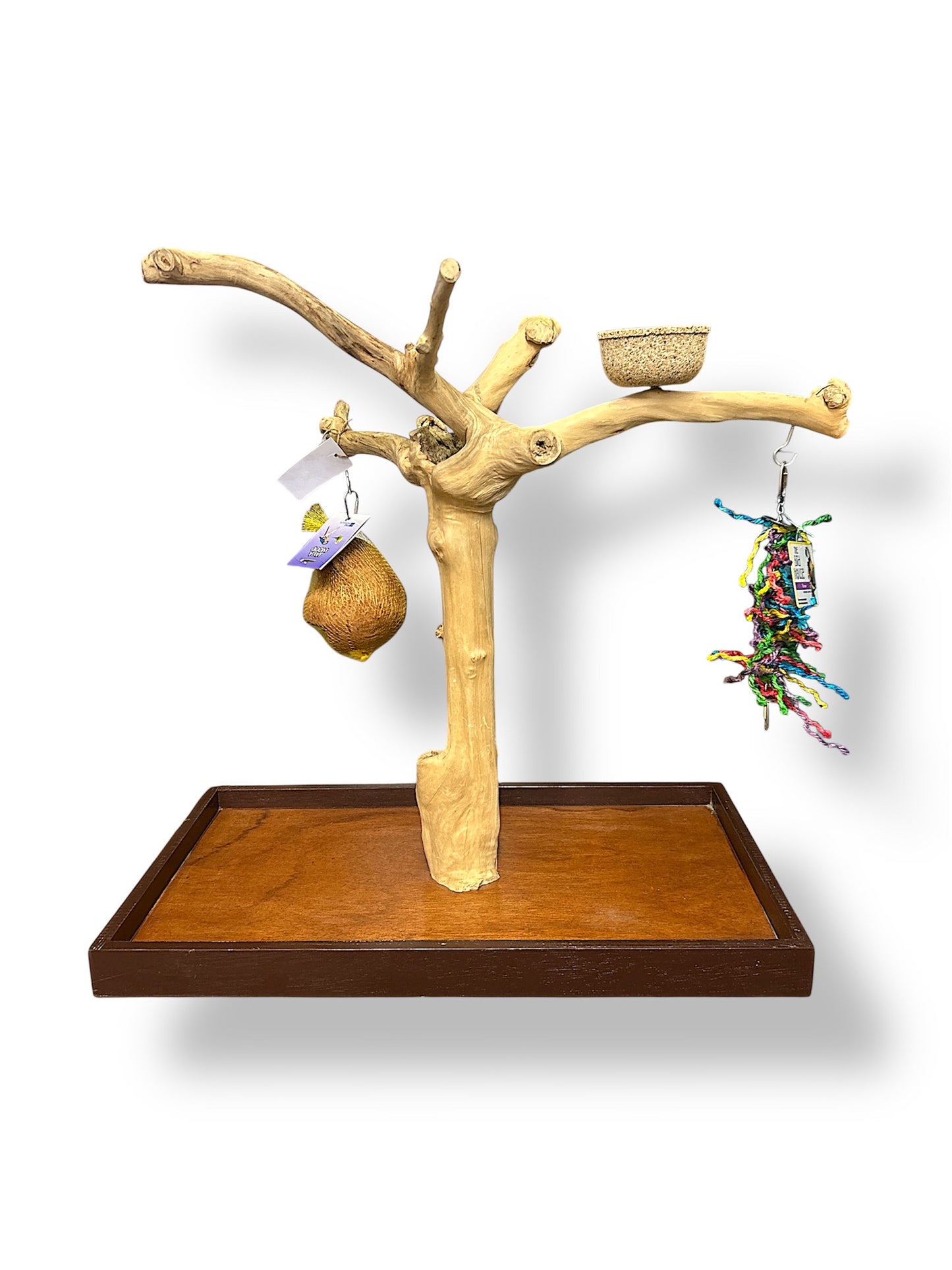 Wundapets Java Wood Table Top Stand Large