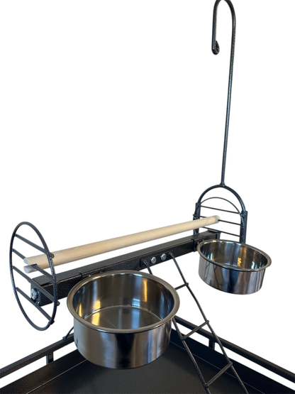 Wundapets Buttermere Medium Parrot Cage Antique Black