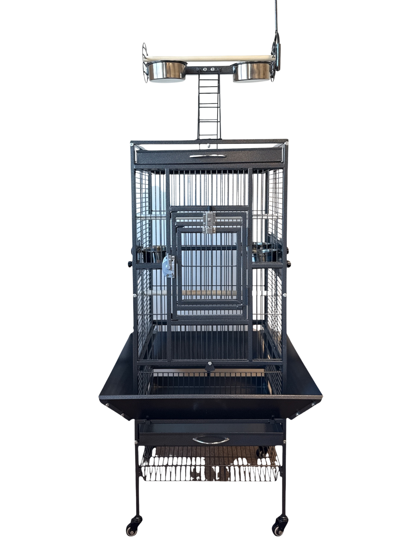 Wundapets Buttermere Medium Parrot Cage Antique Black