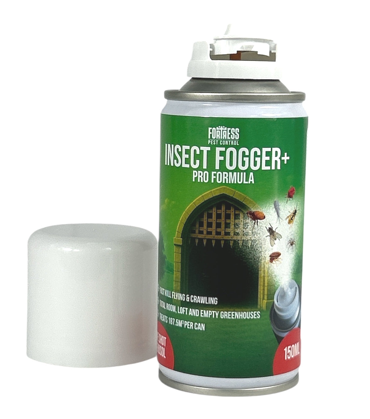 Fortress Pest Control Insect Fogger+ Pro Formula Insect Flea Killer 150ml