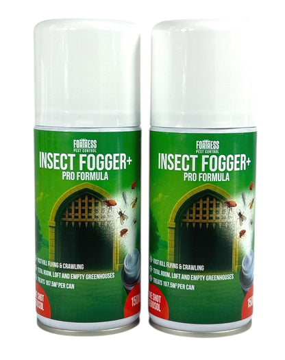 Fortress Pest Control Insect Fogger+ Pro Formula Insect Flea Killer 150ml