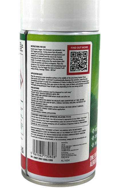 Fortress Pest Control Insect Fogger+ Pro Formula Insect Flea Killer 150ml