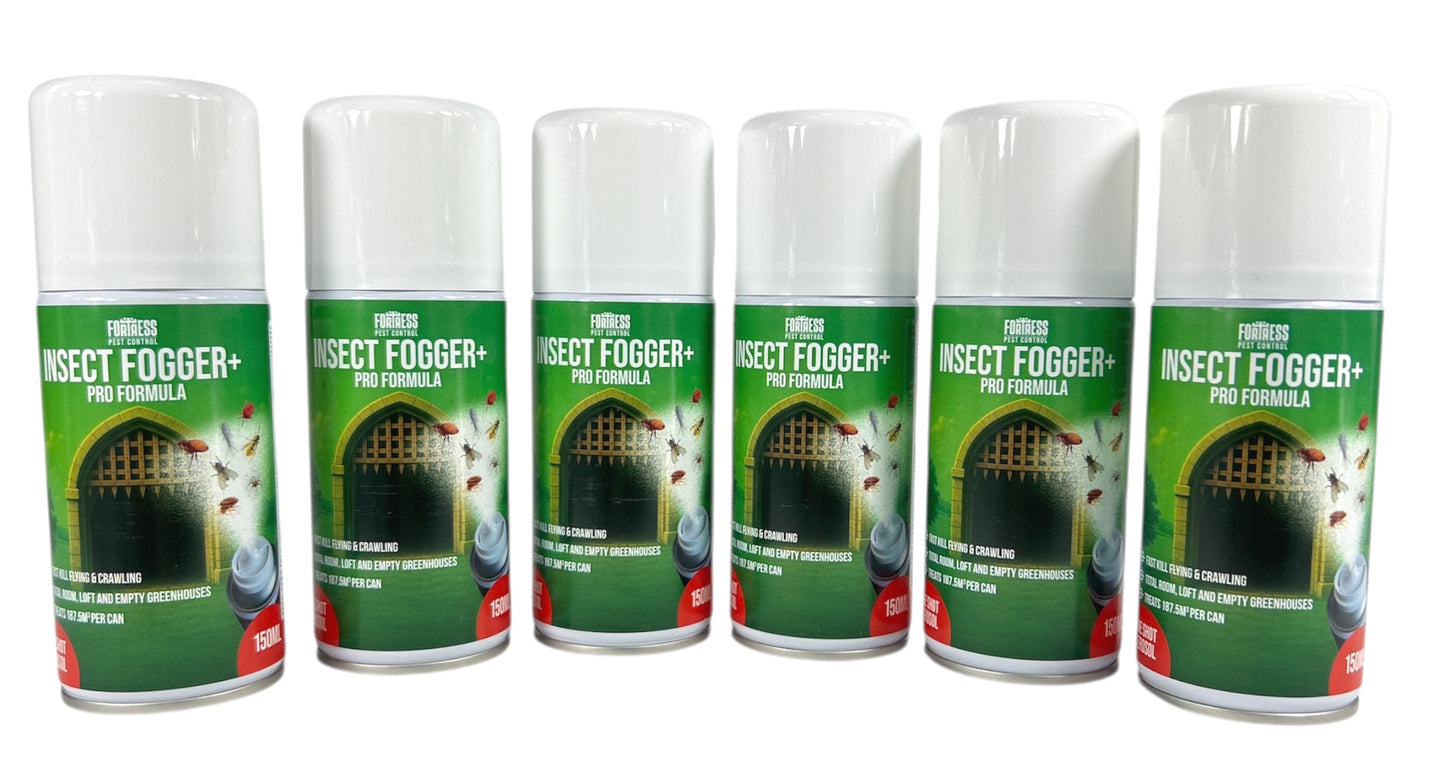 Fortress Pest Control Insect Fogger+ Pro Formula Insect Flea Killer 150ml