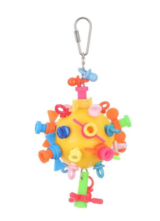 Sky Pets Nuts Bolts Binkies Medium Parrot Toy