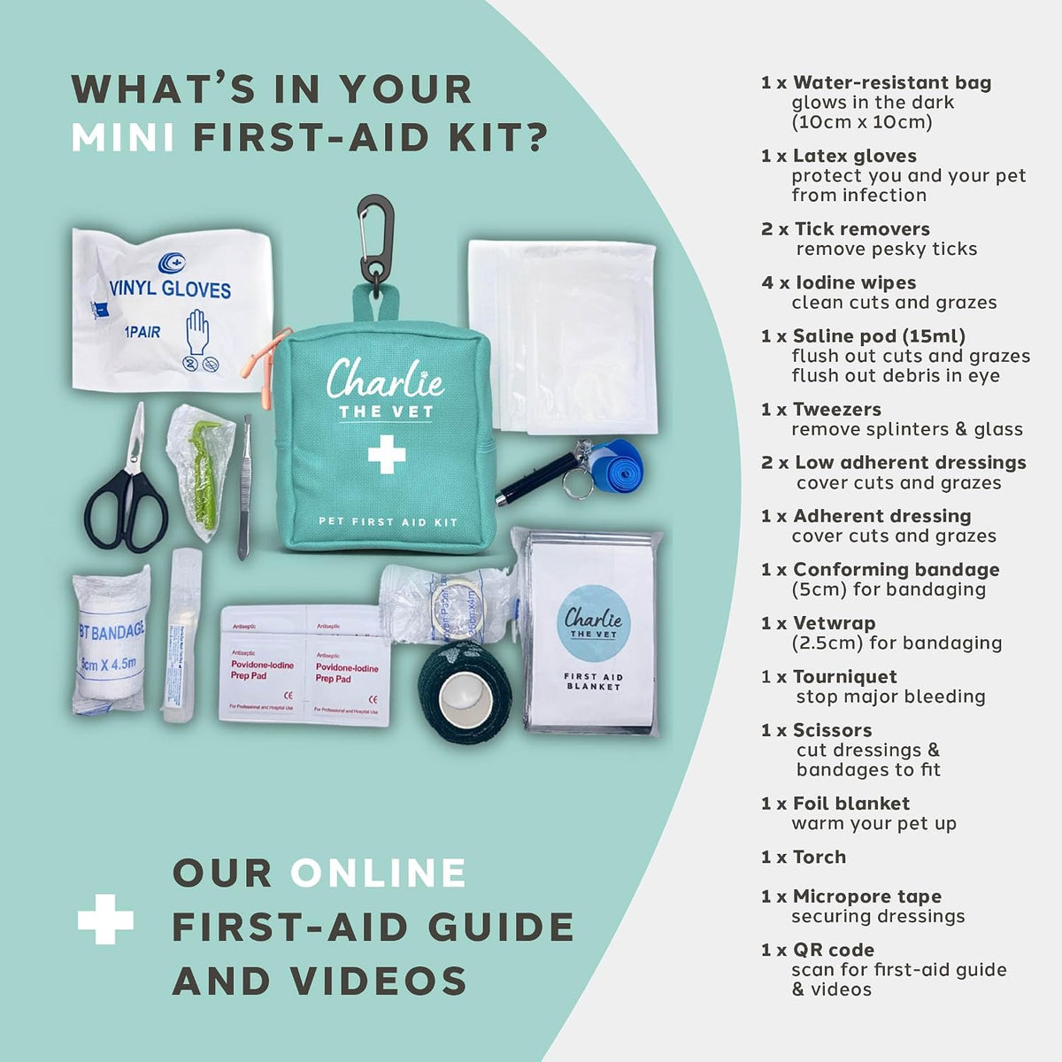 Charlie The Vet Mini Pet First Aid Kit