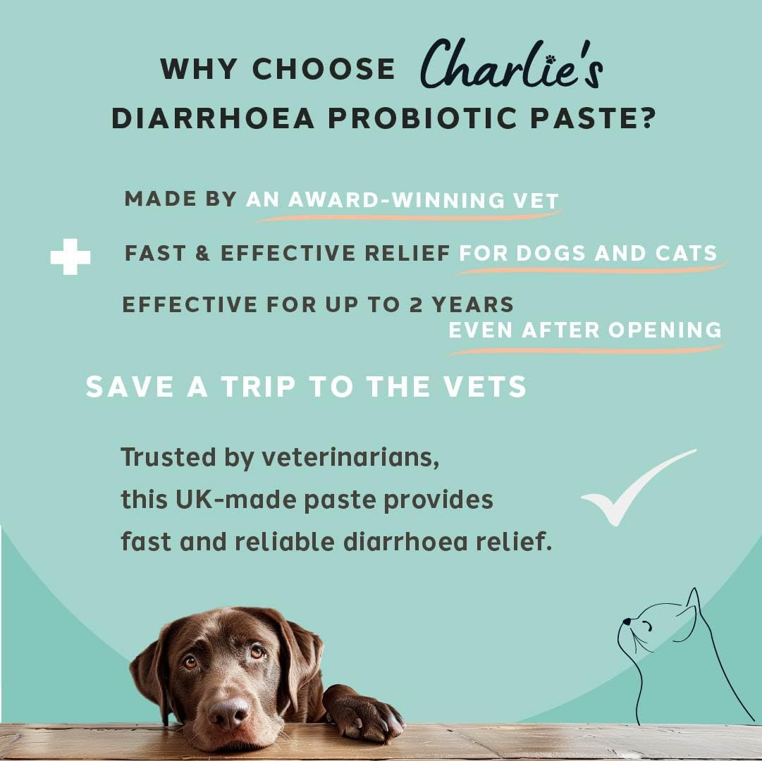 Charlie The Vet Digestive Care Probiotic Paste For Dogs & Cats 30ml
