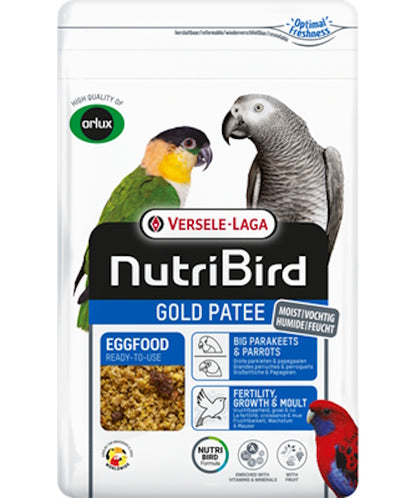 Versele-Laga Nutribird Gold Pate Large Parakeets & Parrots 1Kg