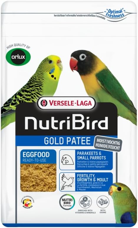 Versele-Laga Nutribird Gold Patee Egg Food For Small Parakeets 1kg