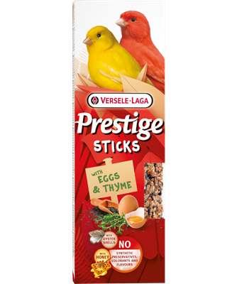 Versele-Laga Prestige Sticks Canaries Egg & Thyme 60g