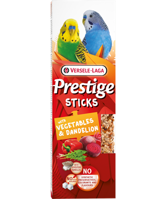 Versele-Laga Prestige Sticks Budgies Vegetables & Dandelion 60g