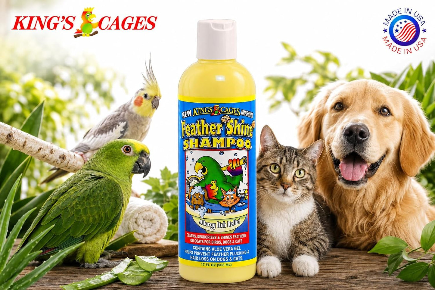 Feather Shine Shampoo 503ml 17oz