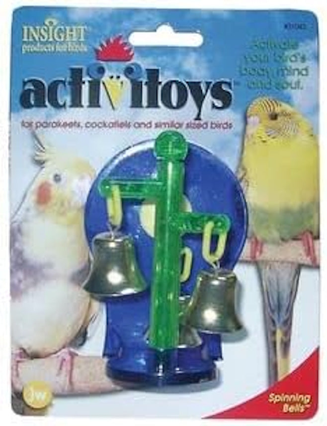 JW Parakeet Toy Spinning Bells