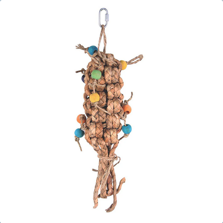 Adventure Bound Weaver Grass Stick Hanging Bird Shredding Toy