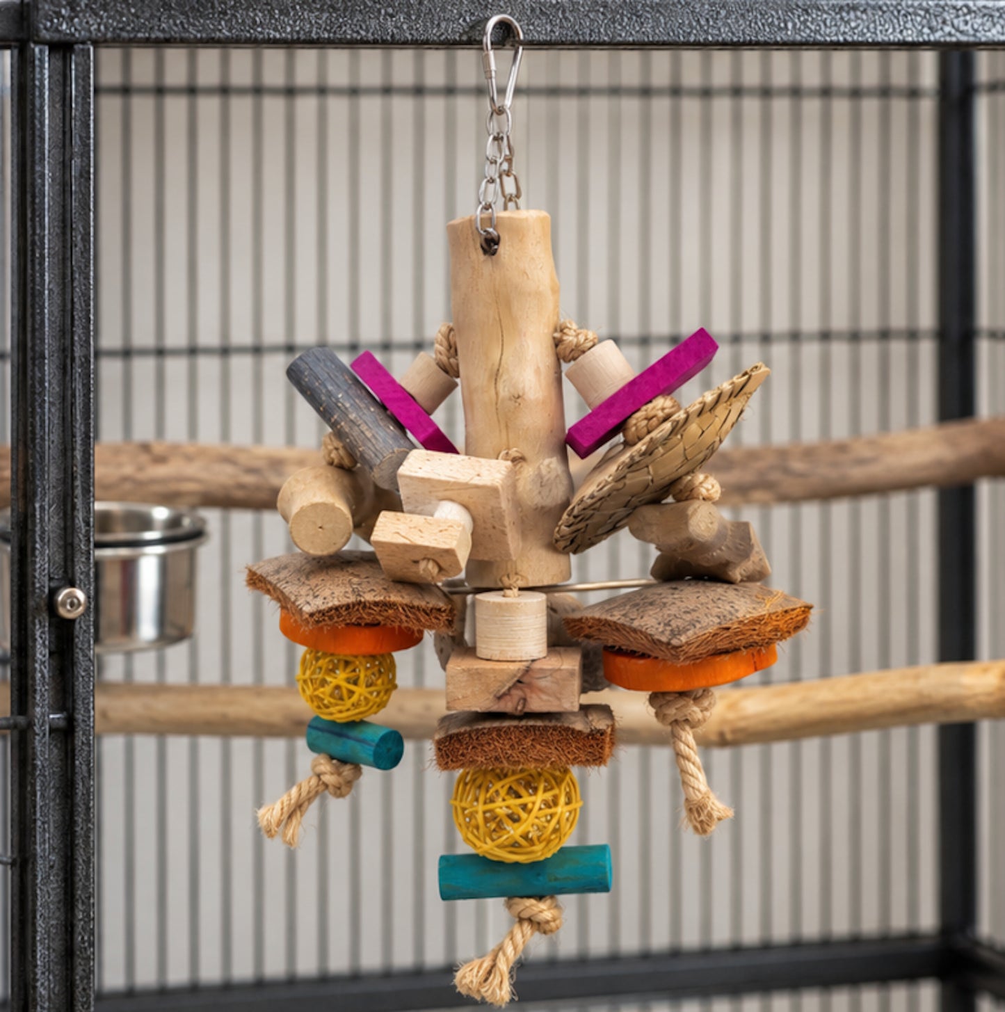 Sky Pets Java Chunky Monster 11 Parrot Toy