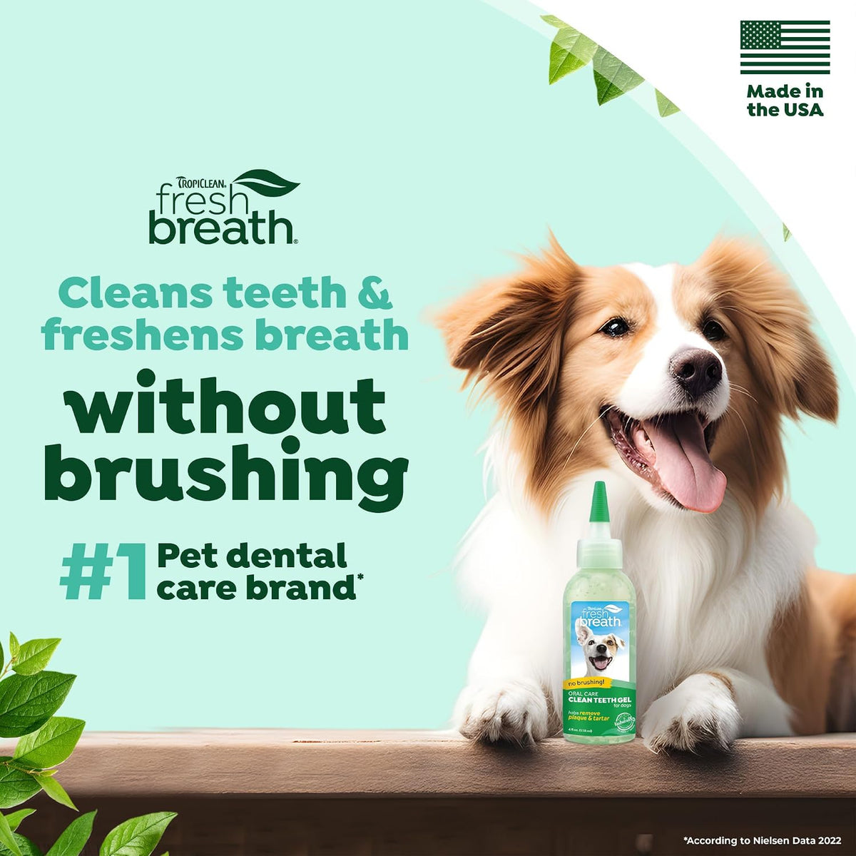 Tropiclean Fresh Breath Clean Teeth Oral Care Gel 118ml
