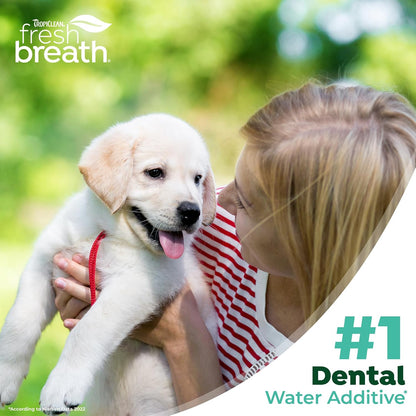 Tropiclean Fresh Breath Dental Health Solution For Puppies 473ml